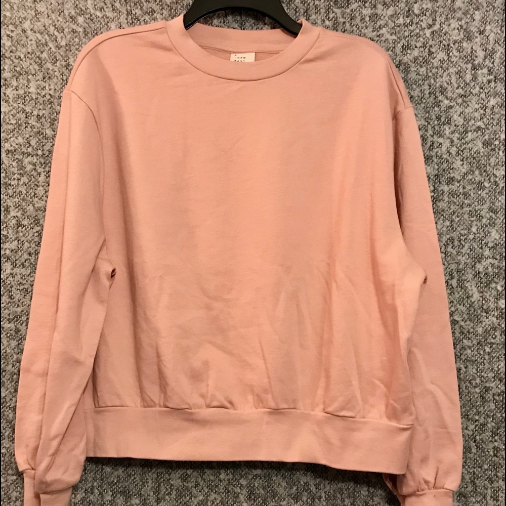 Cropped sweat shirt